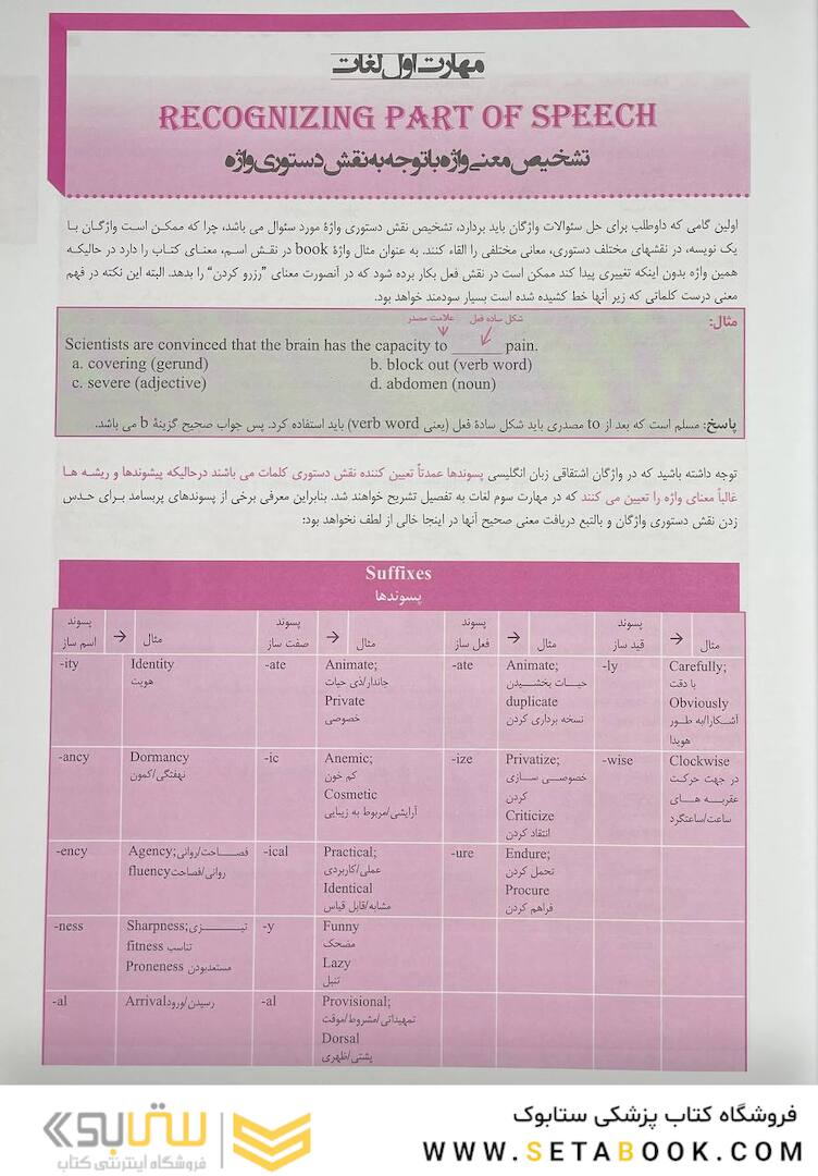 درسنامه جامع زبان ارشد علوم پزشکی لزگی