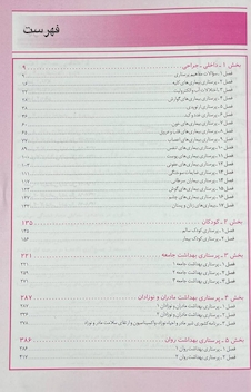 عکس درسنامه جامع پرستاری و پرستاری مراقبت های ویژه (بانک سوالات)