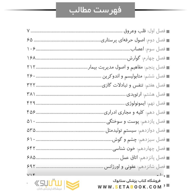 صفر تا صد پرستاری داخلی جراحی