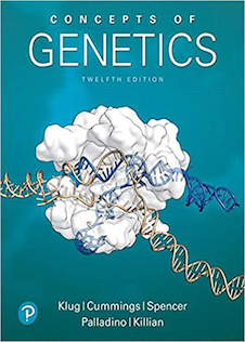 عکس Concepts of Genetics 12th Edition 2019