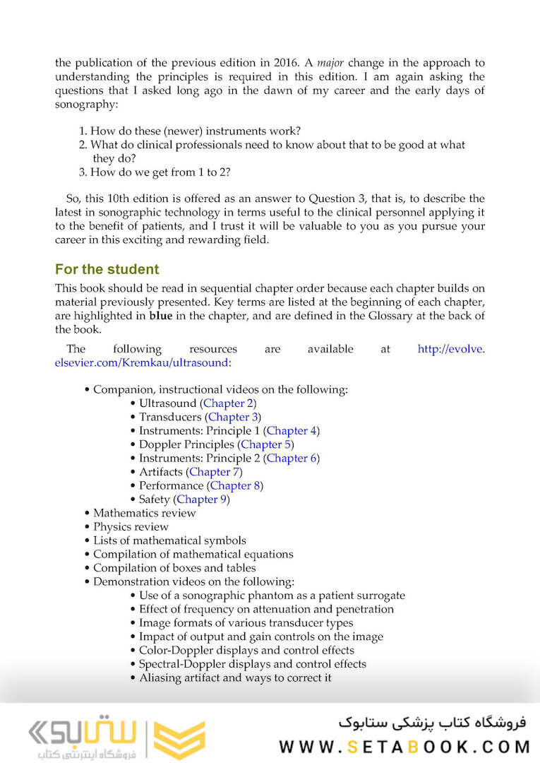 Sonography Principles and Instruments 10th Edition 2020