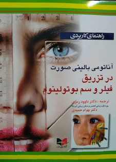 عکس راهنمای کاربردی آناتومی بالینی صورت در تزریق فیلر و سم بوتولینوم