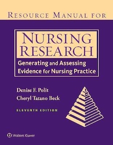 عکس Resource Manual for Nursing Research: Generating and Assessing Evidence for Nursing Practice 11th