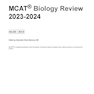 MCAT Biology Review 2023-2024