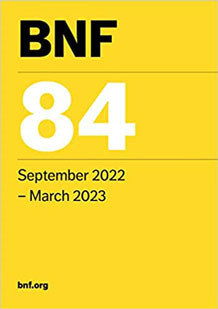عکس BNF 84 (British National Formulary) September 2022