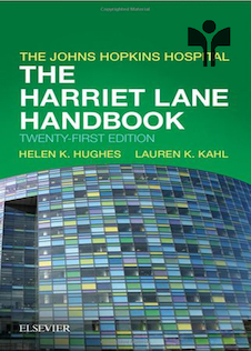 عکس THE HARRIET LANE HANDBOOK 2018  پاکت هریت کودکان 2017