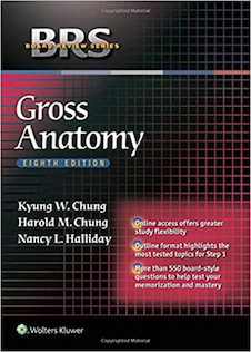 عکس BRS Gross Anatomy (Board Review Series) (بی آر اس آناتومی)
