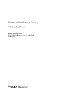 عکس Diseases and Conditions in Dentistry: An Evidence-Based Reference 1st Edition 2018  بیماریها و شرایط در دندانپزشکی: یک مرجع مبتنی بر شواهد