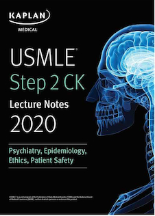 عکس USMLE Step 2 CK Lecture Notes 2020: Psychiatry, Epidemiology, Ethics, Patient Safety کاپلان 2020 روانپزشکی ، اپیدمیولوژی ، اخلاق ، ایمنی بیمار