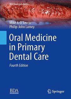 عکس  Oral Medicine in Primary Dental Care (BDJ Clinician’s Guides) 4th Edition, Kindle Edition 2019 پزشکی دهان و دندان در مراقبت های اولیه دندانپزشکی