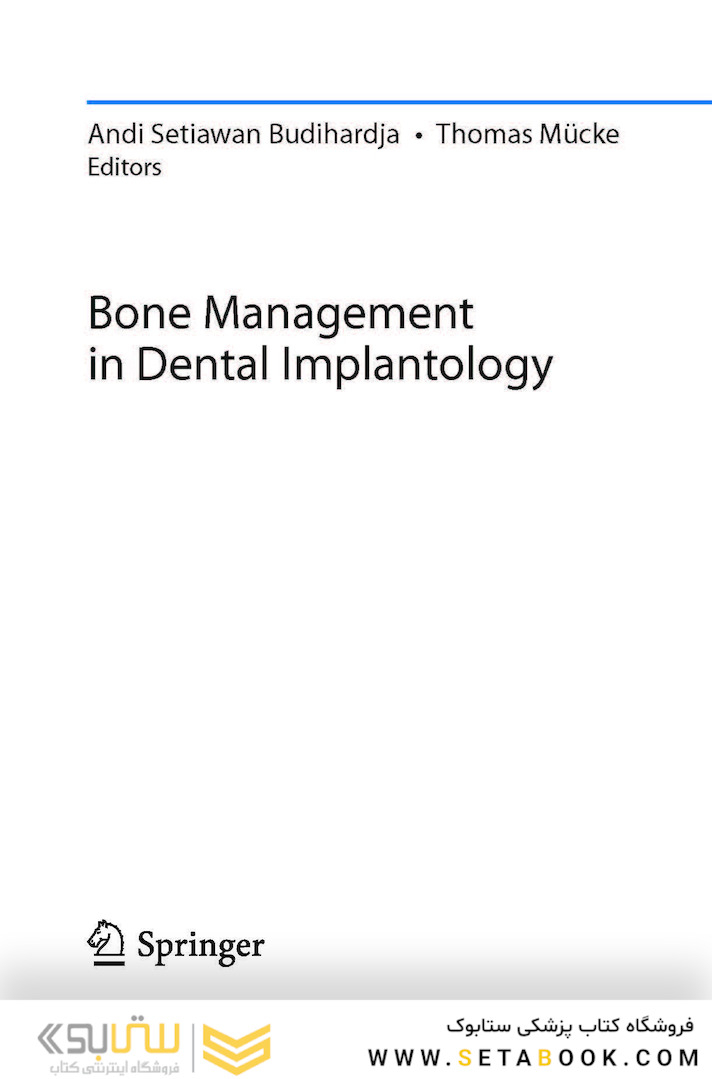 Bone Management in Dental Implantology 1st ed. 2019 Edition