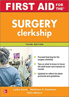 عکس First Aid for the Surgery Clerkship, 3rd Edition 2017