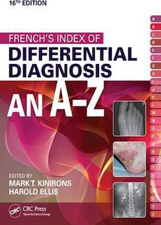 عکس French’s Index of Differential Diagnosis An A-Z 1 16th Edition2016 فرانسوی برای تشخیص افتراقی نسخه شانزدهم A-Z 1