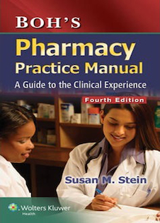 عکس Boh’s Pharmacy Practice Manual, Fourth Edition2014 راهنمای تمرین داروخانه
