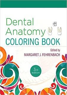 عکس Dental Anatomy Coloring Book 3rd Edition2018 رنگ آمیزی آناتومی دندان