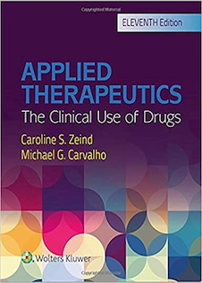 عکس Applied Therapeutics , Eleventh Edition (Black)2017 کاربردهای کاربردی