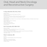 Oral, Head and Neck Oncology and Reconstructive Surgery 1st Edition 2017