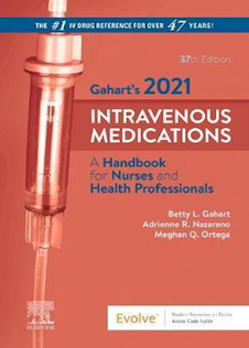 عکس Gahart’s 2021 Intravenous Medications 37th Edition2020 داروهای داخل وریدی