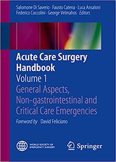 عکس Acute Care Surgery Handbook: Volume 1 2017 راهنمای جراحی مراقبت حاد: جلد 1