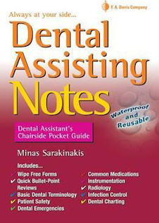 عکس Dental Assisting Notes: Dental Assistant’s Chairside Pocket Guide2014 یادداشت های کمکی دندانپزشکی: راهنمای جیبی صندلی دستیاری دندانپزشکی