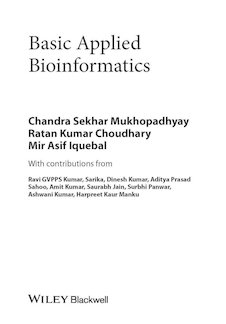 عکس Basic Applied Bioinformatics, 1st Edition 2017