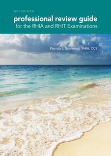 عکس Professional Review Guide for the RHIA and RHIT Examinations2017