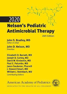 عکس Nelson’s Pediatric Antimicrobial Therapy Twenty-sixth Edition2020 درمان ضد میکروبی کودکان نلسون بیست