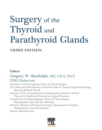 عکس Surgery of the Thyroid and Parathyroid Glands 3rd Edition 2020