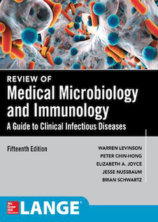 عکس Review of Medical Microbiology and Immunology 15th Edition2018 بررسی میکروب شناسی و ایمونولوژی پزشکی
