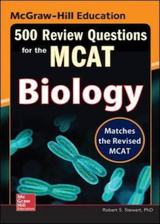 عکس McGraw-Hill Education 500 Review Questions for the MCAT: Biology, 2nd Edition2016  آموزش 500 سوال مک گرا هیل برای ام سی ای تی: زیست شناسی