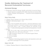 Synopsis of Key Gynecologic Oncology Trials