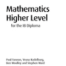 Mathematics for the IB Diploma: Higher Level with CD-ROM