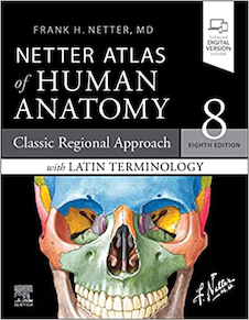عکس Netter Atlas of HUMAN ANATOMY 8e 2023  - وزیری