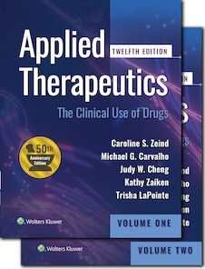عکس Applied Therapeutics: The Clinical Use of Drugs 12th Edicion 2023