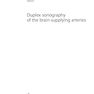 Duplex sonography of the brain-supplying arteries Kindle Edition