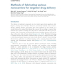 Nanotechnology for Drug Delivery and Pharmaceuticals 2023