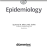 Epidemiology For Dummies 1st Edition