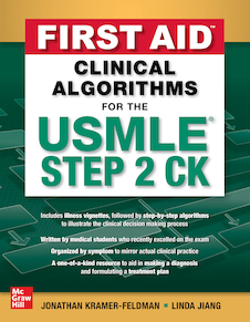عکس First Aid Clinical Algorithms for the USMLE Step 2 CK 1st Edicion 2024