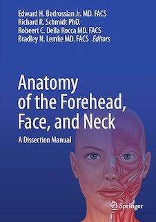 عکس Anatomy of the Forehead, Face, and Neck: A Dissection Manual 2024th Edition