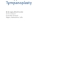 An Approach to Successful Tympanoplasty 1st Edition