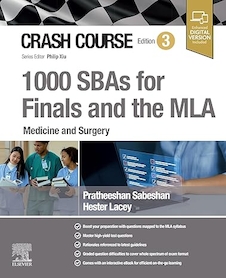 عکس Crash Course 1000 SBAs for Finals and the MLA – Medicine and Surgery, 3rd Edition