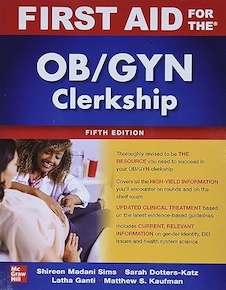عکس First Aid for the OB/GYN Clerkship, Fifth Edition