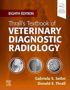 عکس Thrall’s Textbook of Veterinary Diagnostic Radiology 8th Edition