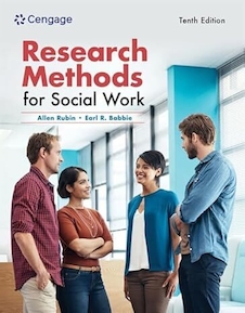 عکس Research Methods for Social Work 10th Edition