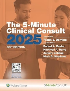 عکس The 5-Minute Clinical Consult 2025 33rd Edition