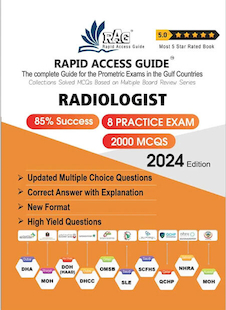عکس Radiologist Prometric Exam MCQs Book 2024