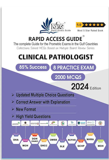 عکس Clinical Pathology Prometric Exam MCQ Book 2024