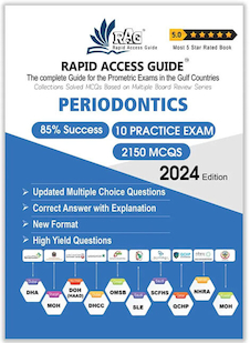 عکس Periodontics Prometric Exam MCQ Book
