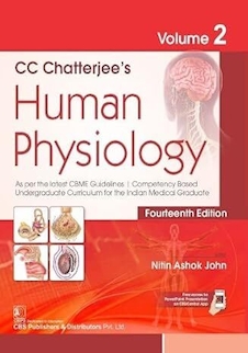 عکس CC CHATTERJEE’S HUMAN PHYSIOLOGY VOL 2 14 EDITION