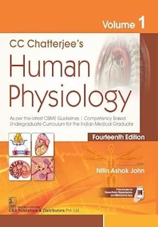 عکس CC CHATTERJEE’S HUMAN PHYSIOLOGY VOLUME 1 14 EDITION